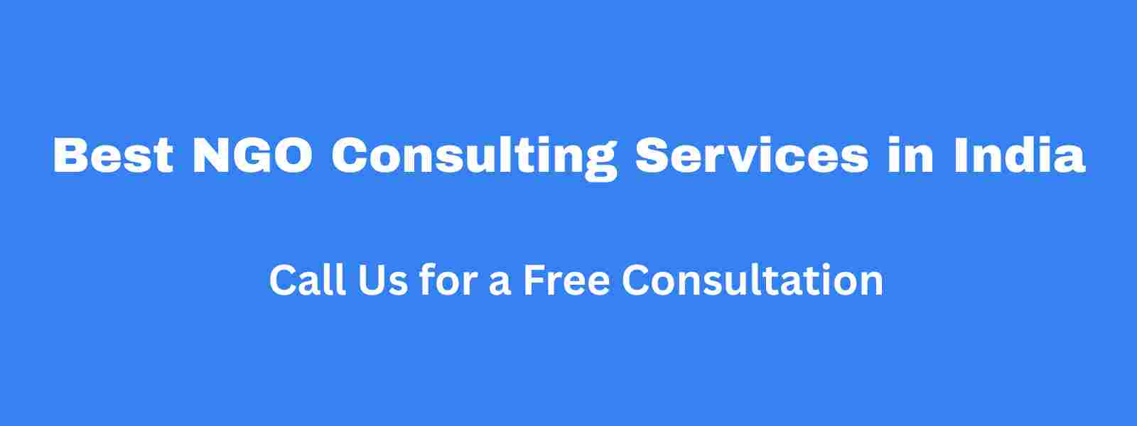 Best NGO Consulting Services in India